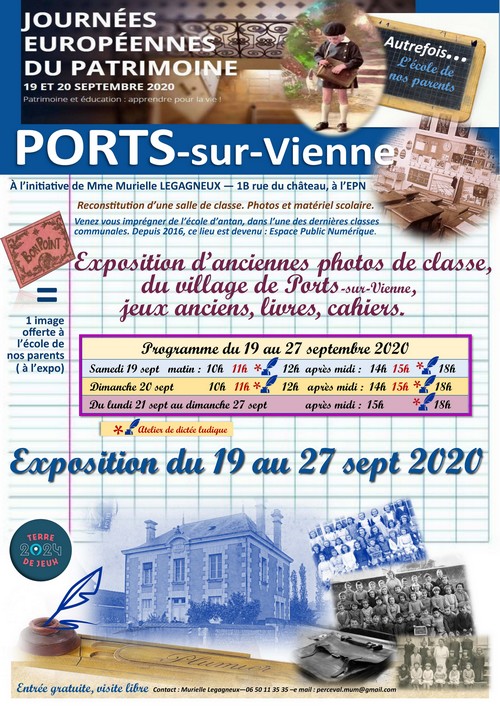 PATRIMOINE EXPO ECOLE PORTS 500
